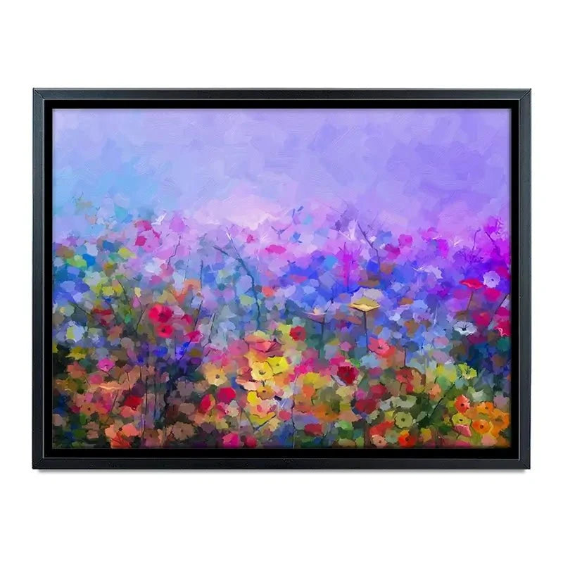 Colourful Wildflowers Canvas Print Colourful Wildflowers Canvas Print wall art product pluie_r / Shutterstock