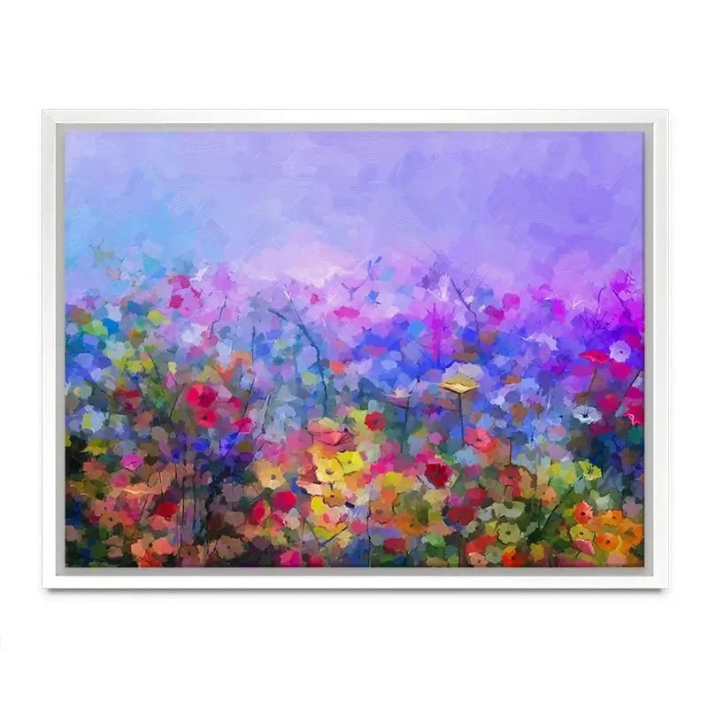 Colourful Wildflowers Canvas Print Colourful Wildflowers Canvas Print wall art product pluie_r / Shutterstock