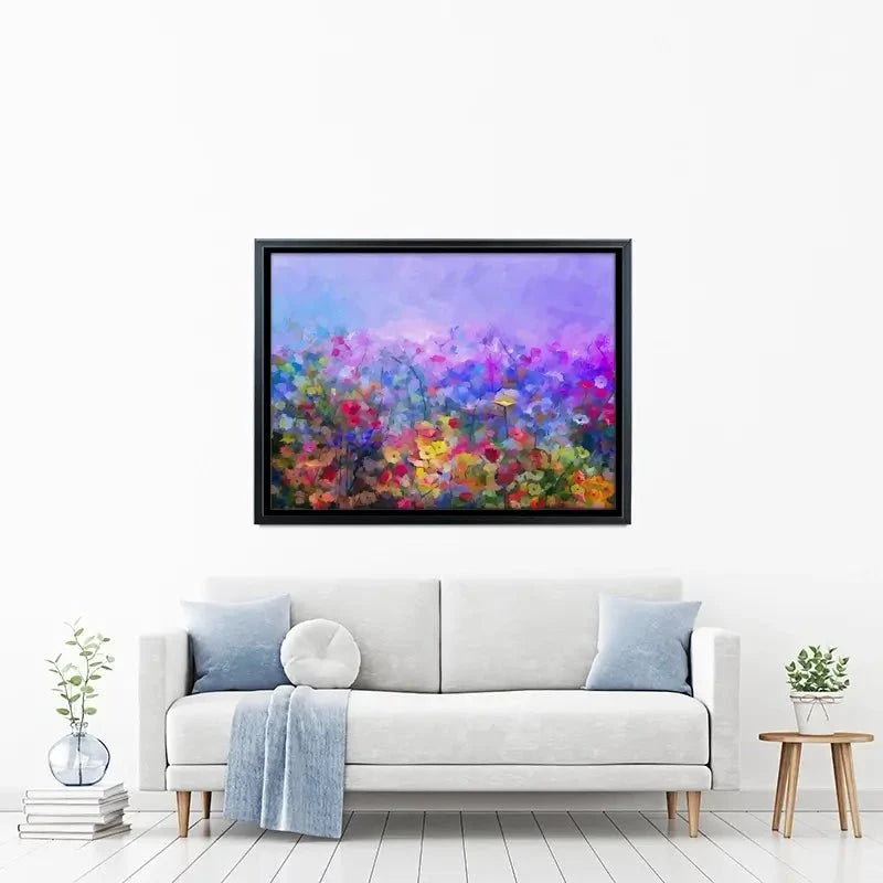 Colourful Wildflowers Canvas Print Colourful Wildflowers Canvas Print wall art product pluie_r / Shutterstock