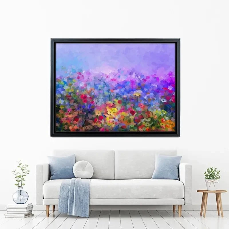 Colourful Wildflowers Canvas Print Colourful Wildflowers Canvas Print wall art product pluie_r / Shutterstock