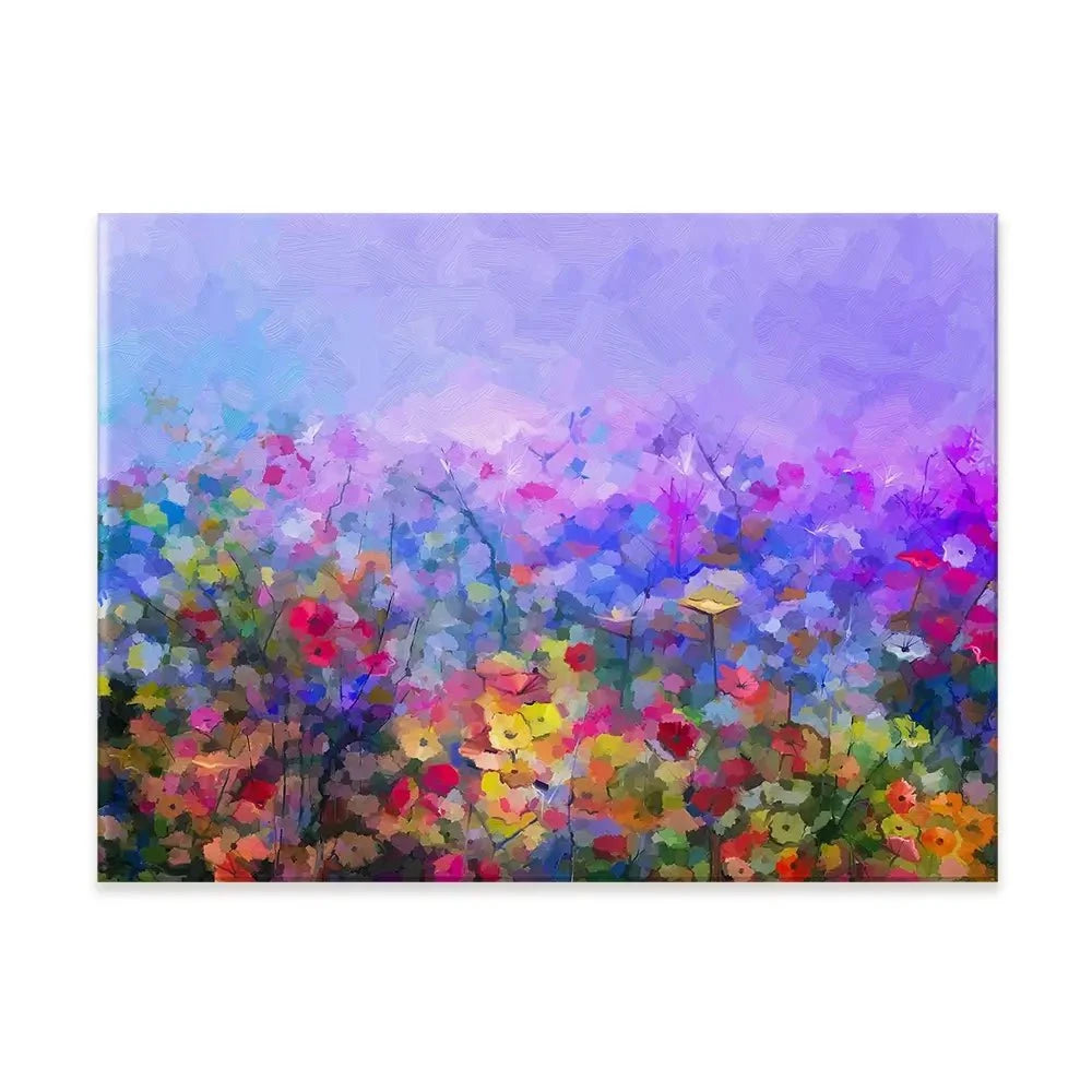 Colourful Wildflowers Canvas Print Colourful Wildflowers Canvas Print wall art product pluie_r / Shutterstock