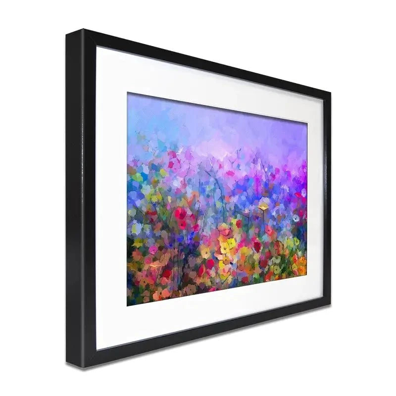 Colourful Wildflowers Framed Art Print Colourful Wildflowers Framed Art Print wall art product pluie_r / Shutterstock