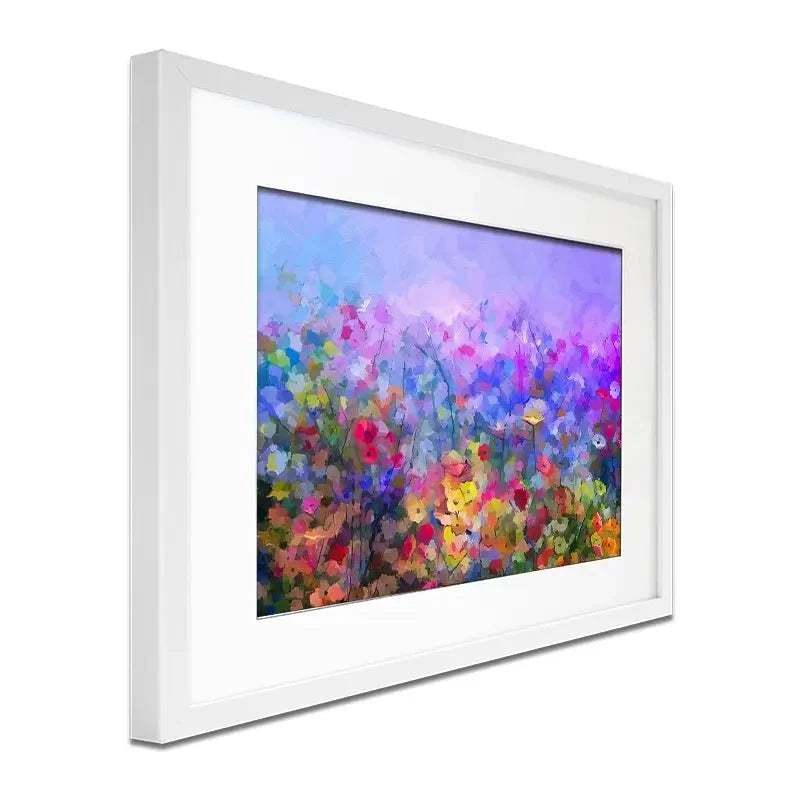 Colourful Wildflowers Framed Art Print Colourful Wildflowers Framed Art Print wall art product pluie_r / Shutterstock