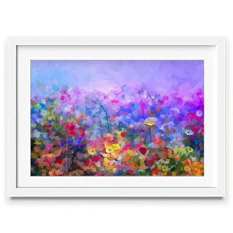 Colourful Wildflowers Framed Art Print Colourful Wildflowers Framed Art Print wall art product pluie_r / Shutterstock