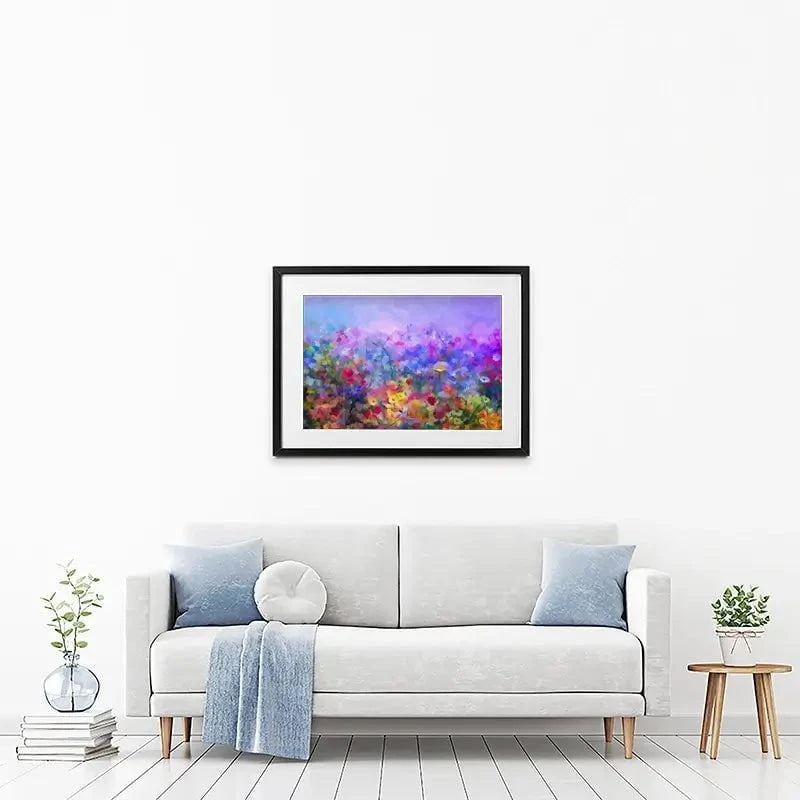 Colourful Wildflowers Framed Art Print Colourful Wildflowers Framed Art Print wall art product pluie_r / Shutterstock