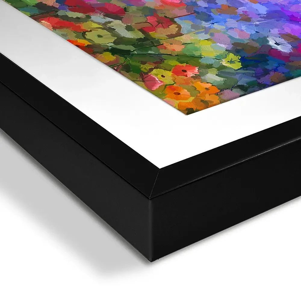 Colourful Wildflowers Framed Art Print Colourful Wildflowers Framed Art Print wall art product pluie_r / Shutterstock