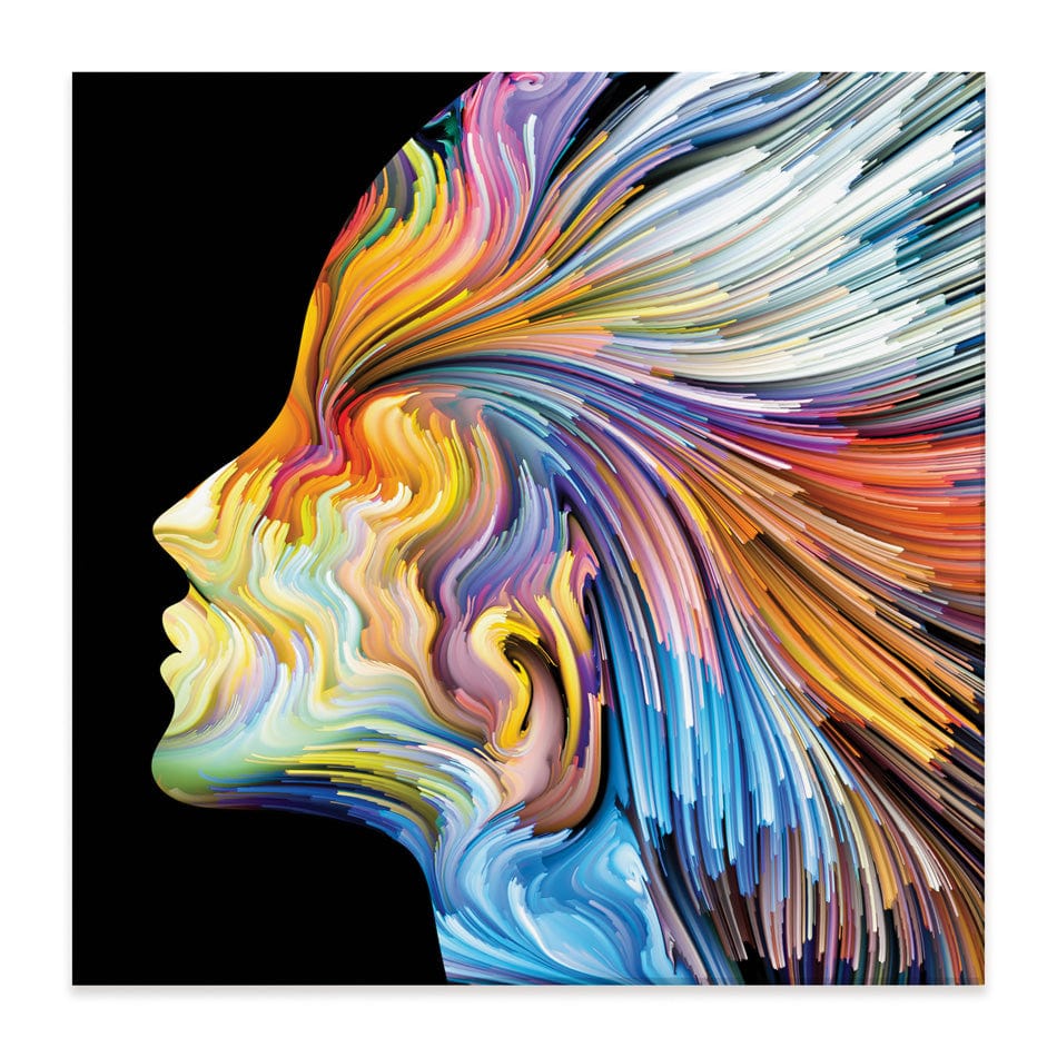 Colours Of The Imagination Square Canvas Print wall art product agsandrew / Shutterstock