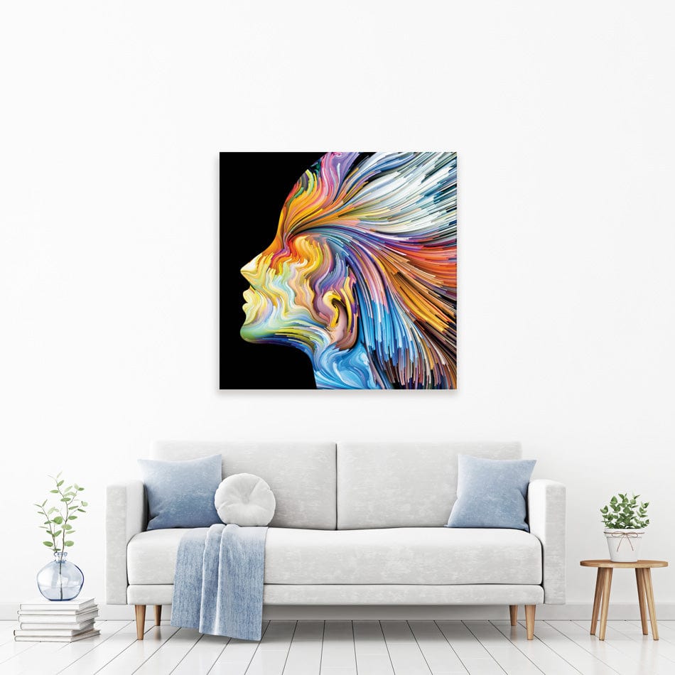 Colours Of The Imagination Square Canvas Print wall art product agsandrew / Shutterstock