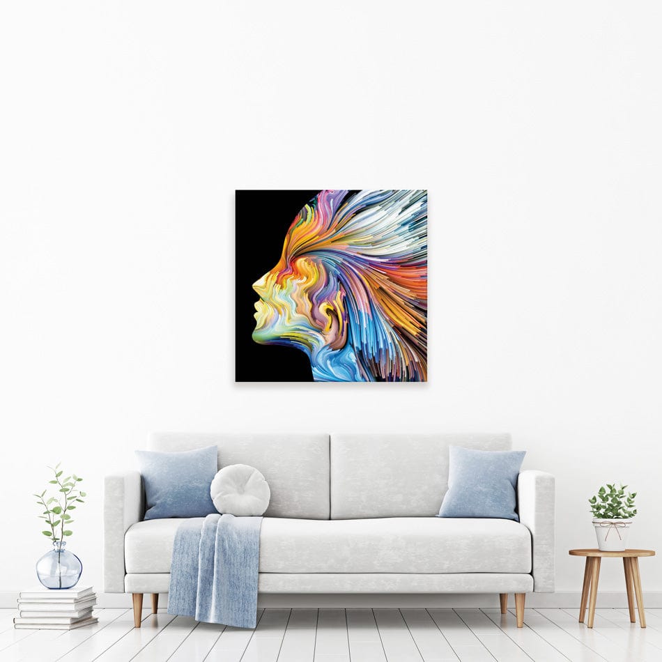 Colours Of The Imagination Square Canvas Print wall art product agsandrew / Shutterstock