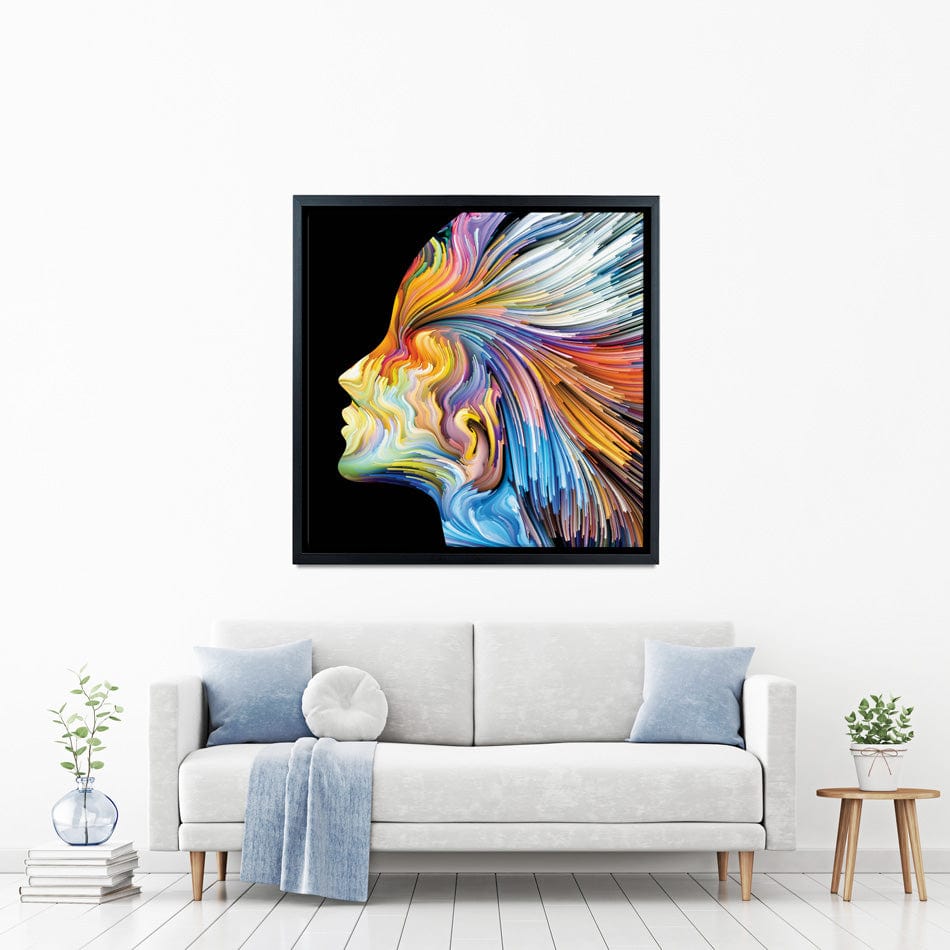 Colours Of The Imagination Square Canvas Print wall art product agsandrew / Shutterstock