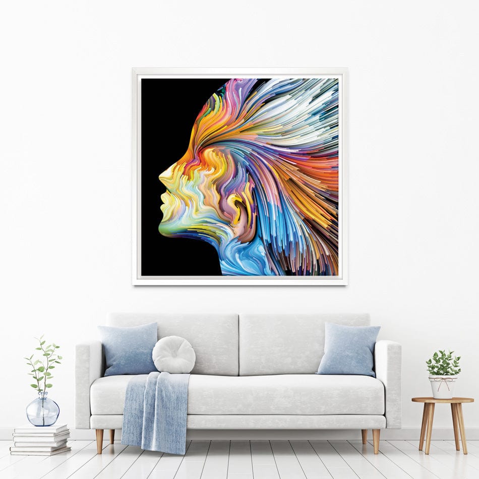 Colours Of The Imagination Square Canvas Print wall art product agsandrew / Shutterstock