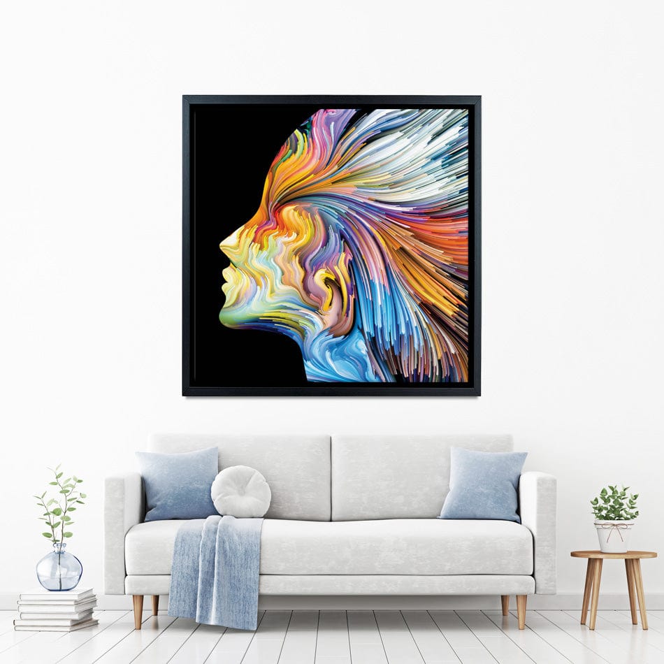 Colours Of The Imagination Square Canvas Print wall art product agsandrew / Shutterstock