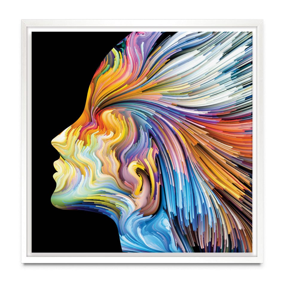 Colours Of The Imagination Square Canvas Print wall art product agsandrew / Shutterstock