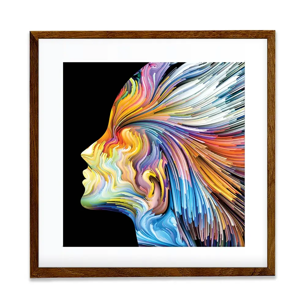 Colours Of The Imagination Square Framed Art Print Colours Of The Imagination Square Framed Art Print wall art product agsandrew / Shutterstock