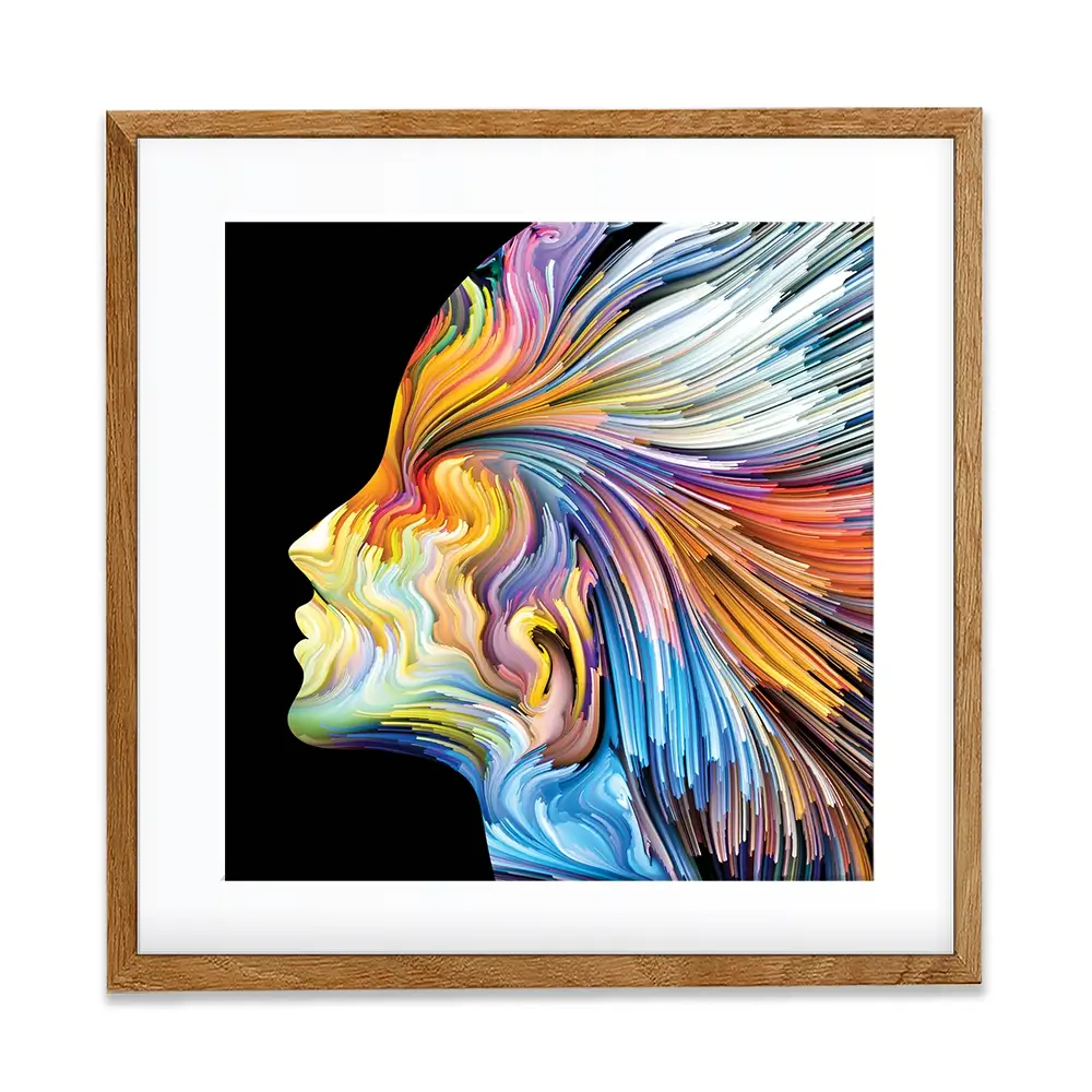 Colours Of The Imagination Square Framed Art Print Colours Of The Imagination Square Framed Art Print wall art product agsandrew / Shutterstock