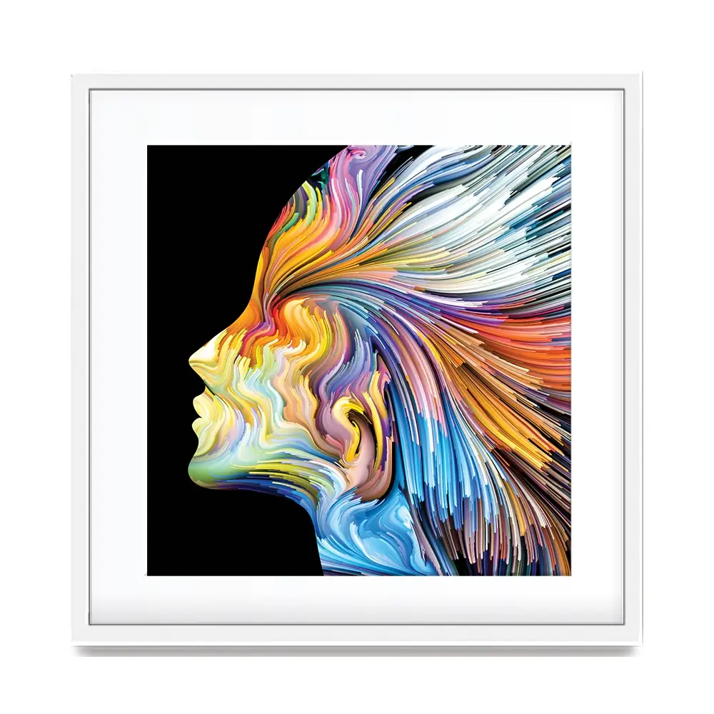 Colours Of The Imagination Square Framed Art Print Colours Of The Imagination Square Framed Art Print wall art product agsandrew / Shutterstock