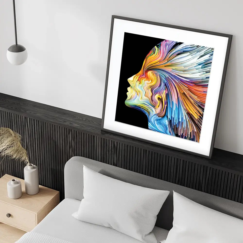 Colours Of The Imagination Square Framed Art Print Colours Of The Imagination Square Framed Art Print wall art product agsandrew / Shutterstock