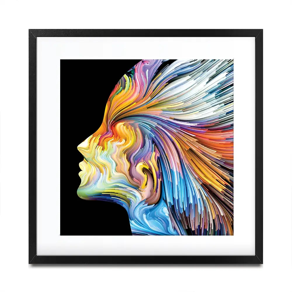 Colours Of The Imagination Square Framed Art Print Colours Of The Imagination Square Framed Art Print wall art product agsandrew / Shutterstock