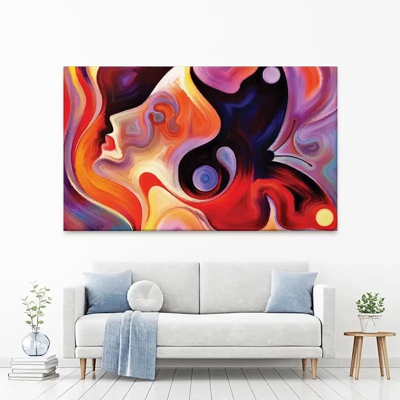 Colours Of The Mind Abstract Canvas Print Colours Of The Mind Abstract Canvas Print wall art product agsandrew / Shutterstock