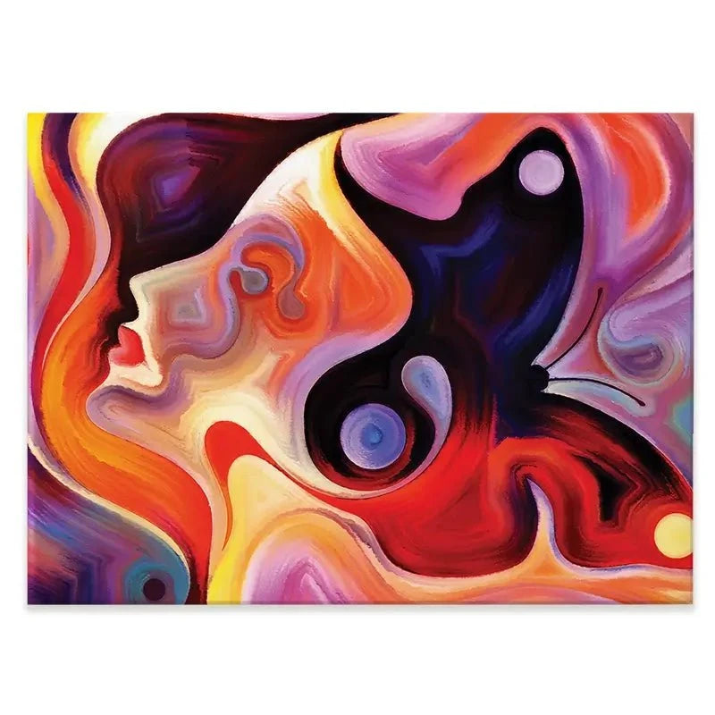 Colours Of The Mind Abstract Canvas Print Colours Of The Mind Abstract Canvas Print wall art product agsandrew / Shutterstock
