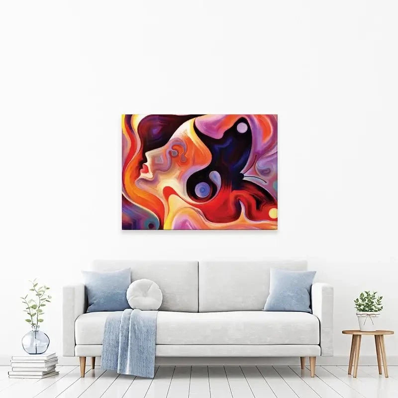 Colours Of The Mind Abstract Canvas Print Colours Of The Mind Abstract Canvas Print wall art product agsandrew / Shutterstock