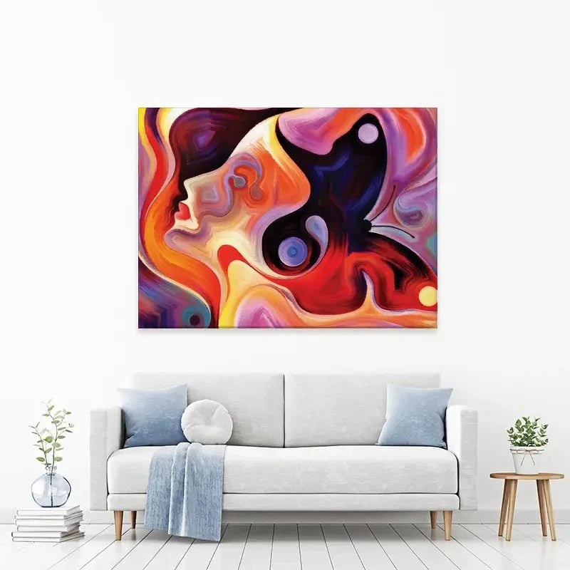 Colours Of The Mind Abstract Canvas Print Colours Of The Mind Abstract Canvas Print wall art product agsandrew / Shutterstock