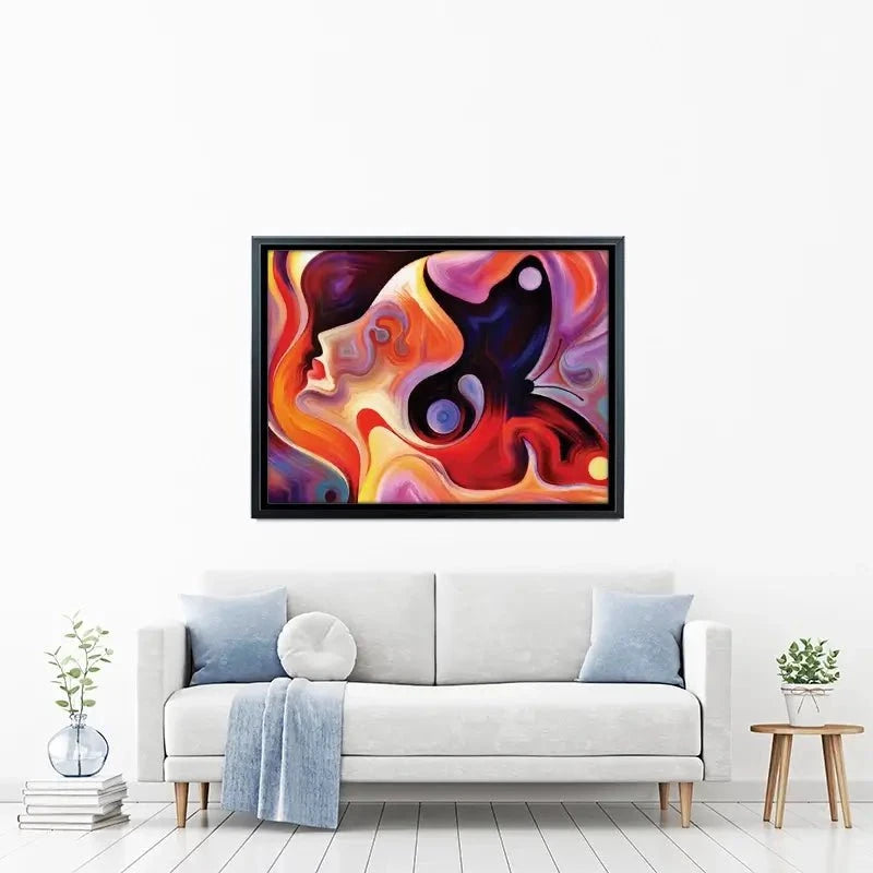Colours Of The Mind Abstract Canvas Print Colours Of The Mind Abstract Canvas Print wall art product agsandrew / Shutterstock
