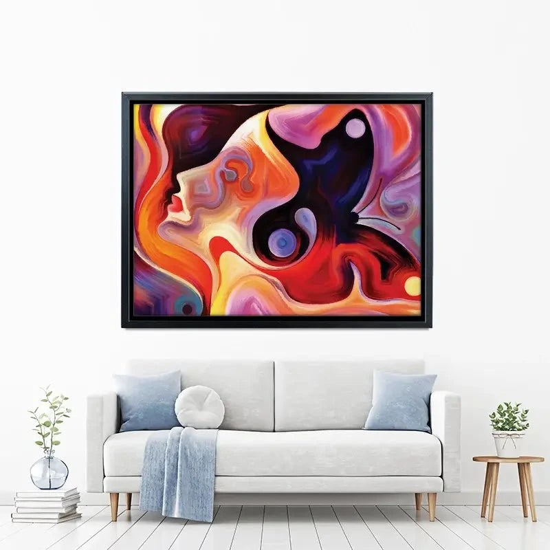 Colours Of The Mind Abstract Canvas Print Colours Of The Mind Abstract Canvas Print wall art product agsandrew / Shutterstock