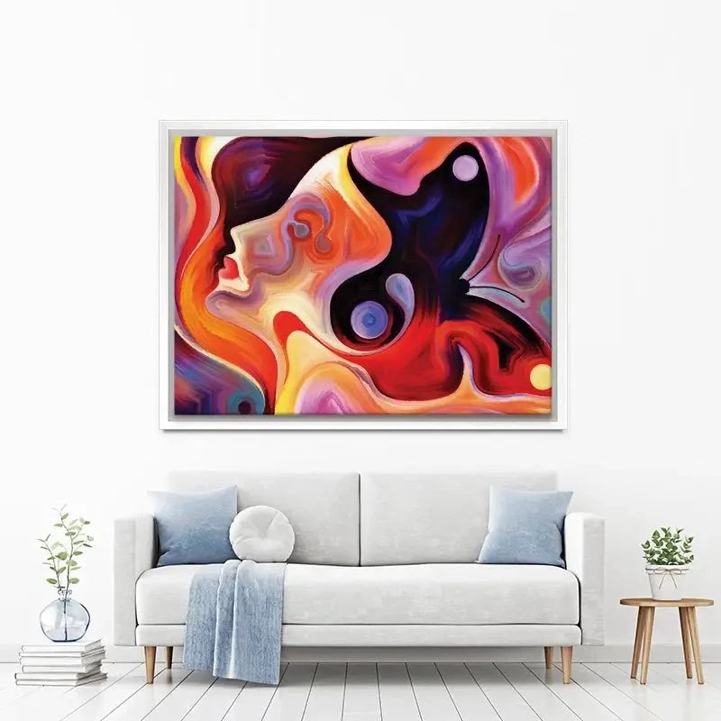 Colours Of The Mind Abstract Canvas Print Colours Of The Mind Abstract Canvas Print wall art product agsandrew / Shutterstock