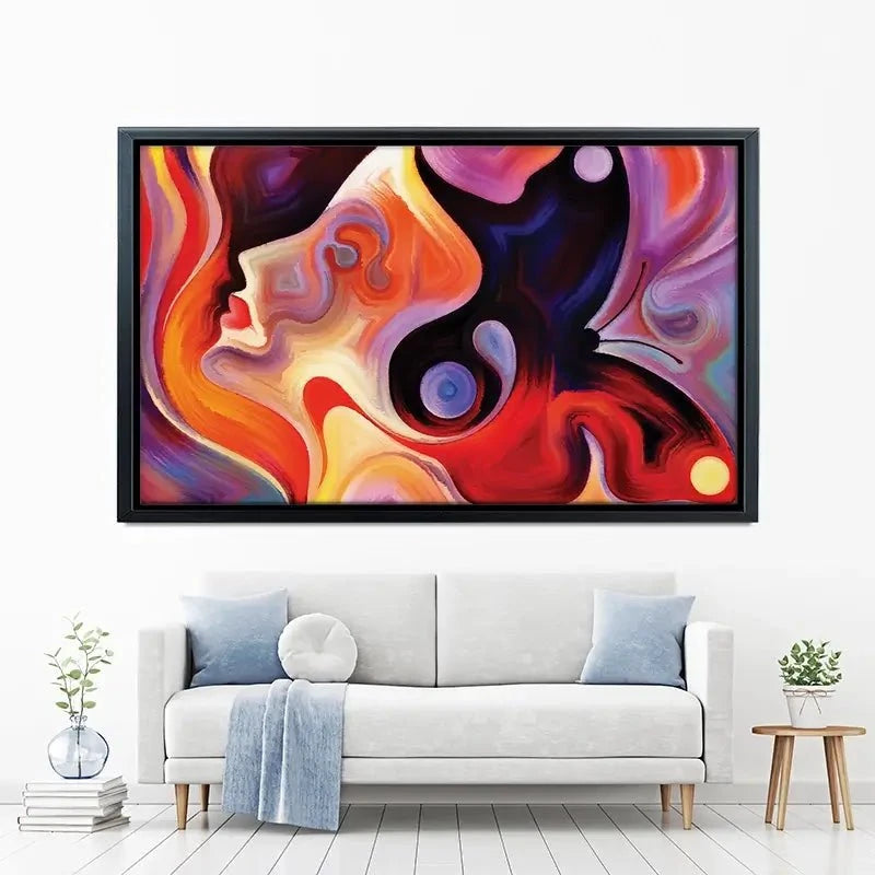 Colours Of The Mind Abstract Canvas Print Colours Of The Mind Abstract Canvas Print wall art product agsandrew / Shutterstock