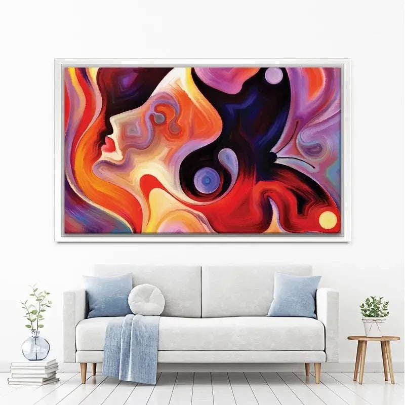Colours Of The Mind Abstract Canvas Print Colours Of The Mind Abstract Canvas Print wall art product agsandrew / Shutterstock