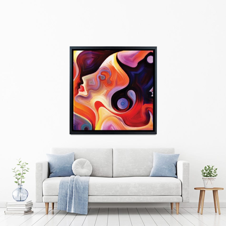 Colours Of The Mind Square Canvas Print wall art product agsandrew / Shutterstock