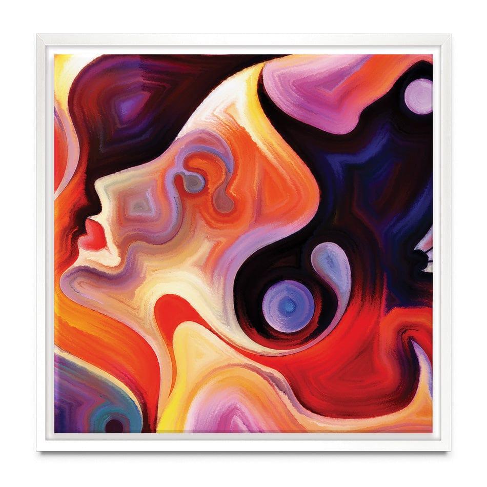 Colours Of The Mind Square Canvas Print wall art product agsandrew / Shutterstock