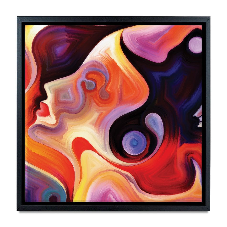 Colours Of The Mind Square Canvas Print wall art product agsandrew / Shutterstock