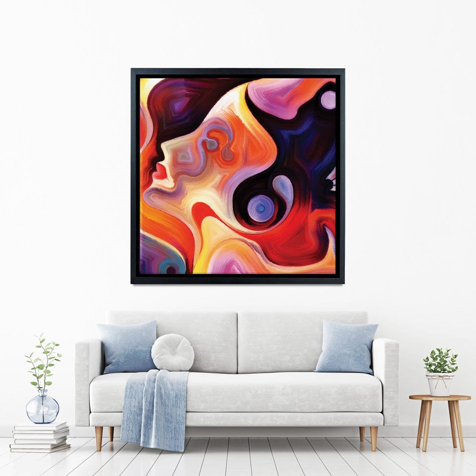 Colours Of The Mind Square Canvas Print wall art product agsandrew / Shutterstock
