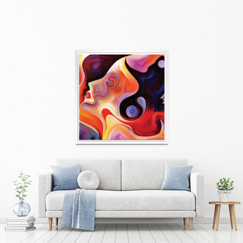 Colours Of The Mind Square Canvas Print wall art product agsandrew / Shutterstock