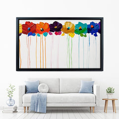 Colours On My Wall Canvas Print wall art product Osnat Tzadok