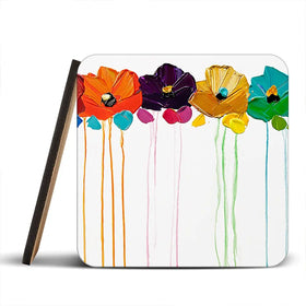 Colours On My Wall Coaster Set Colours On My Wall Coaster Set wall art product Art Print Shop