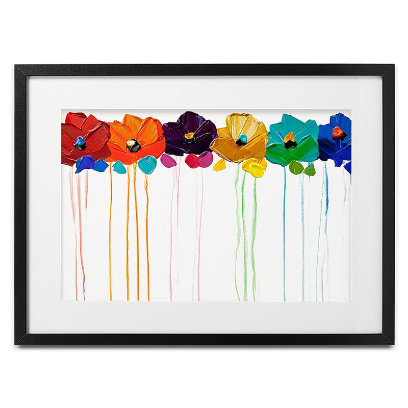 Colours On My Wall Framed Art Print wall art product Osnat Tzadok