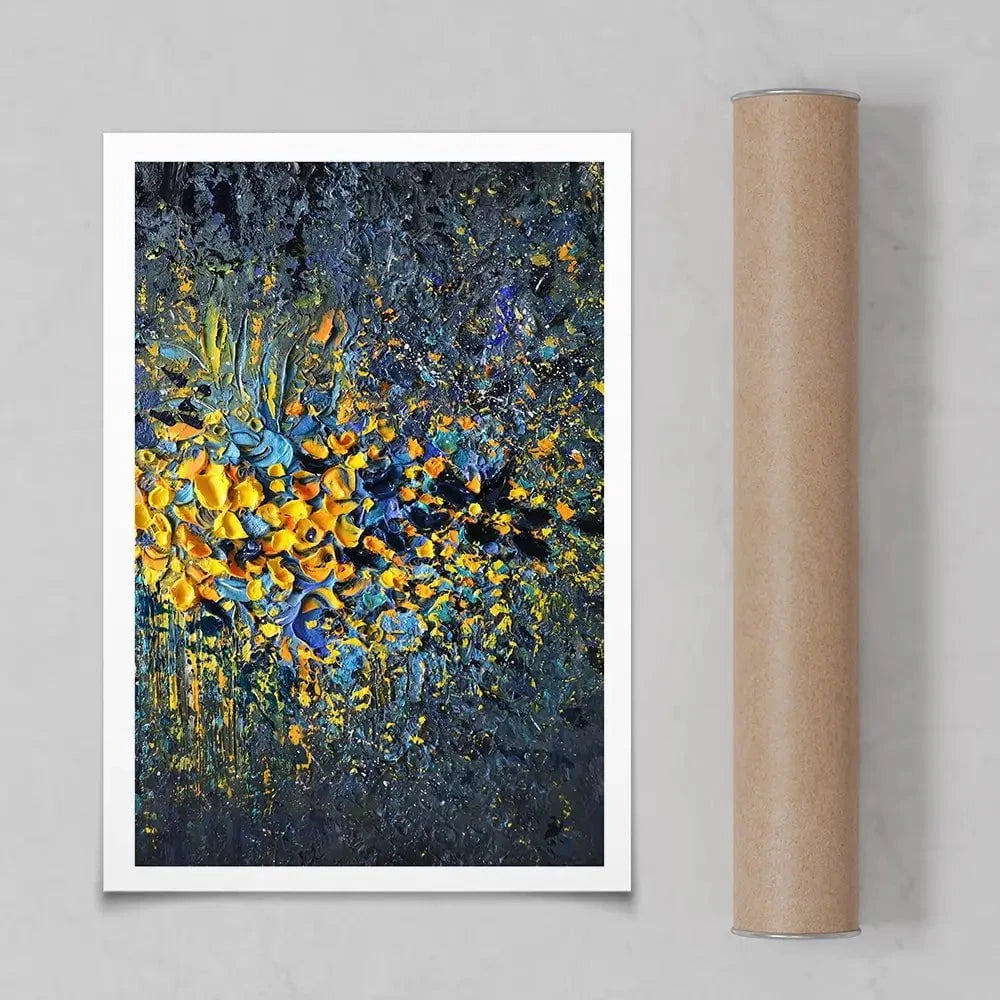 Combust Art Print Combust Art Print wall art product Nada Khatib