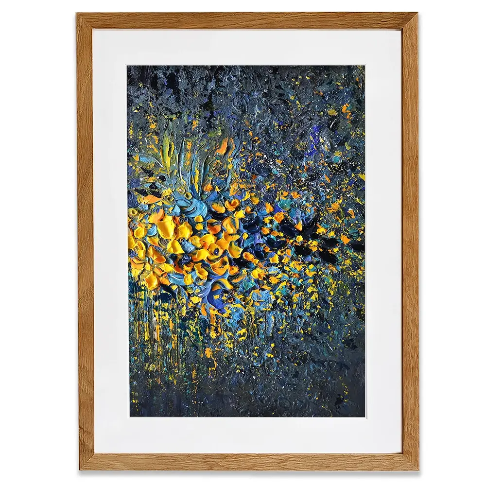 Combust Framed Art Print Combust Framed Art Print wall art product Nada Khatib