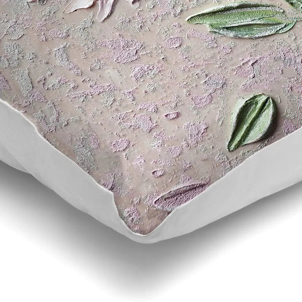 Comfortable Solitude Pink Cushion Comfortable Solitude Pink Cushion wall art product Nada Khatib