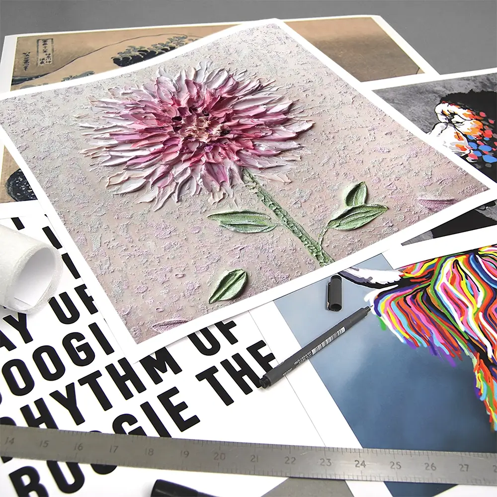 Comfortable Solitude Pink Square Art Print Comfortable Solitude Pink Square Art Print wall art product Nada Khatib