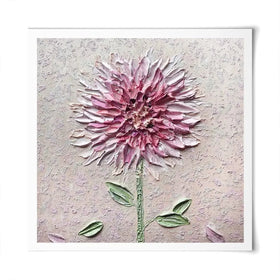 Comfortable Solitude Pink Square Art Print Comfortable Solitude Pink Square Art Print wall art product Nada Khatib