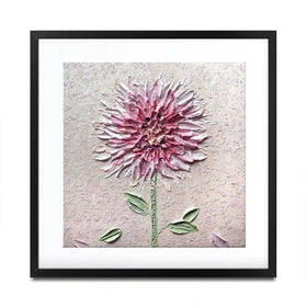 Comfortable Solitude Pink Square Framed Art Print Comfortable Solitude Pink Square Framed Art Print wall art product Nada Khatib