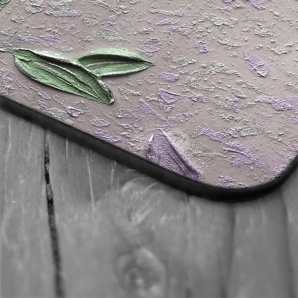 Comfortable Solitude Purple Coaster Set Comfortable Solitude Purple Coaster Set wall art product Nada Khatib