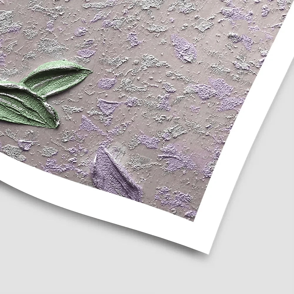 Comfortable Solitude Purple Square Art Print Comfortable Solitude Purple Square Art Print wall art product Nada Khatib