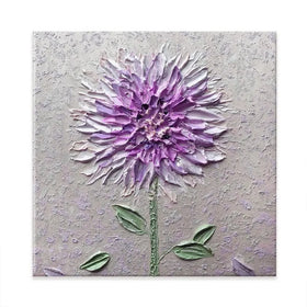 Comfortable Solitude Purple Square Canvas Print Comfortable Solitude Purple Square Canvas Print wall art product Nada Khatib