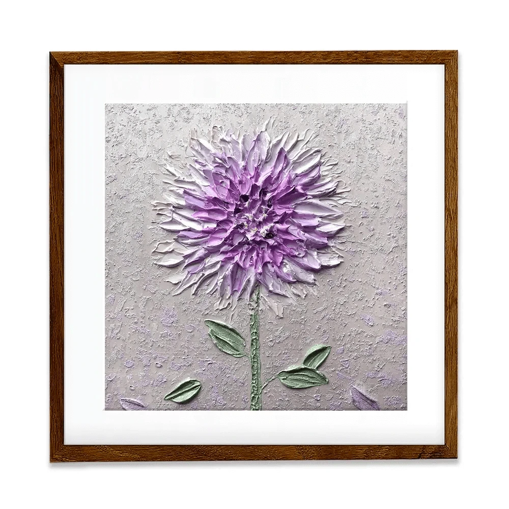 Comfortable Solitude Purple Square Framed Art Print Comfortable Solitude Purple Square Framed Art Print wall art product Nada Khatib