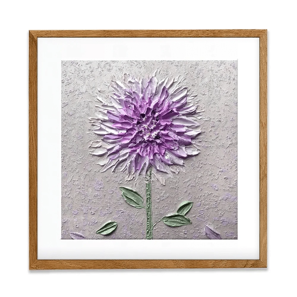 Comfortable Solitude Purple Square Framed Art Print Comfortable Solitude Purple Square Framed Art Print wall art product Nada Khatib